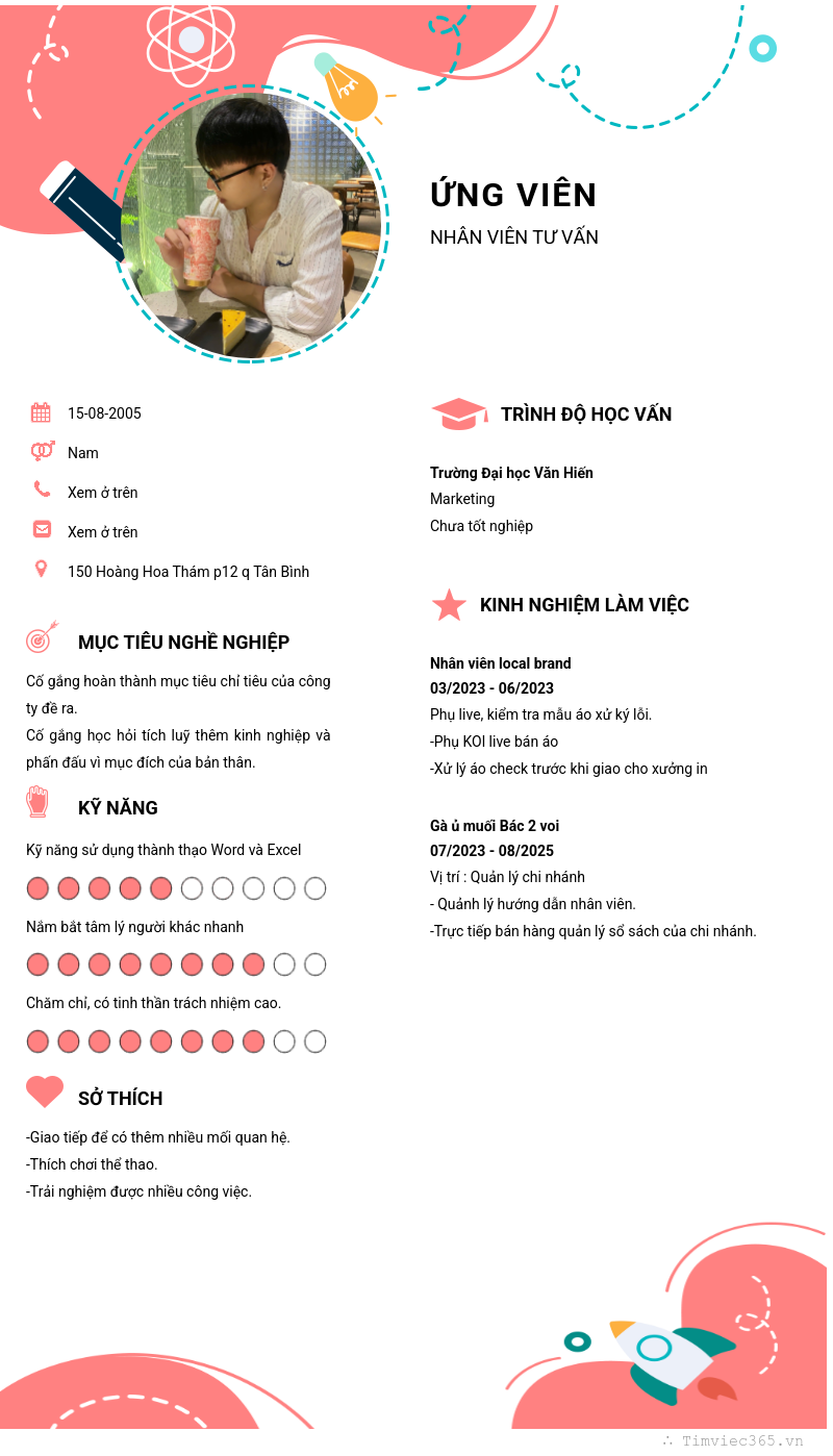 CV ứng viên