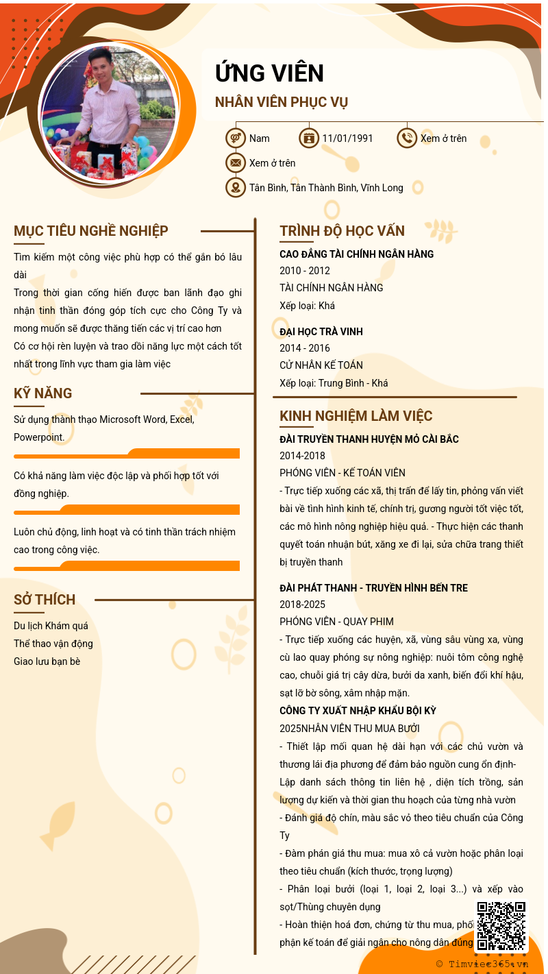 CV ứng viên