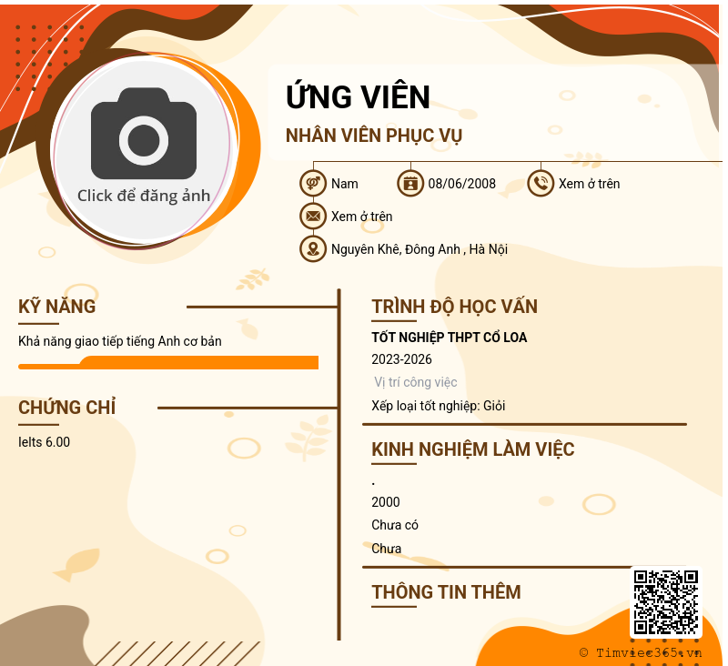 CV ứng viên