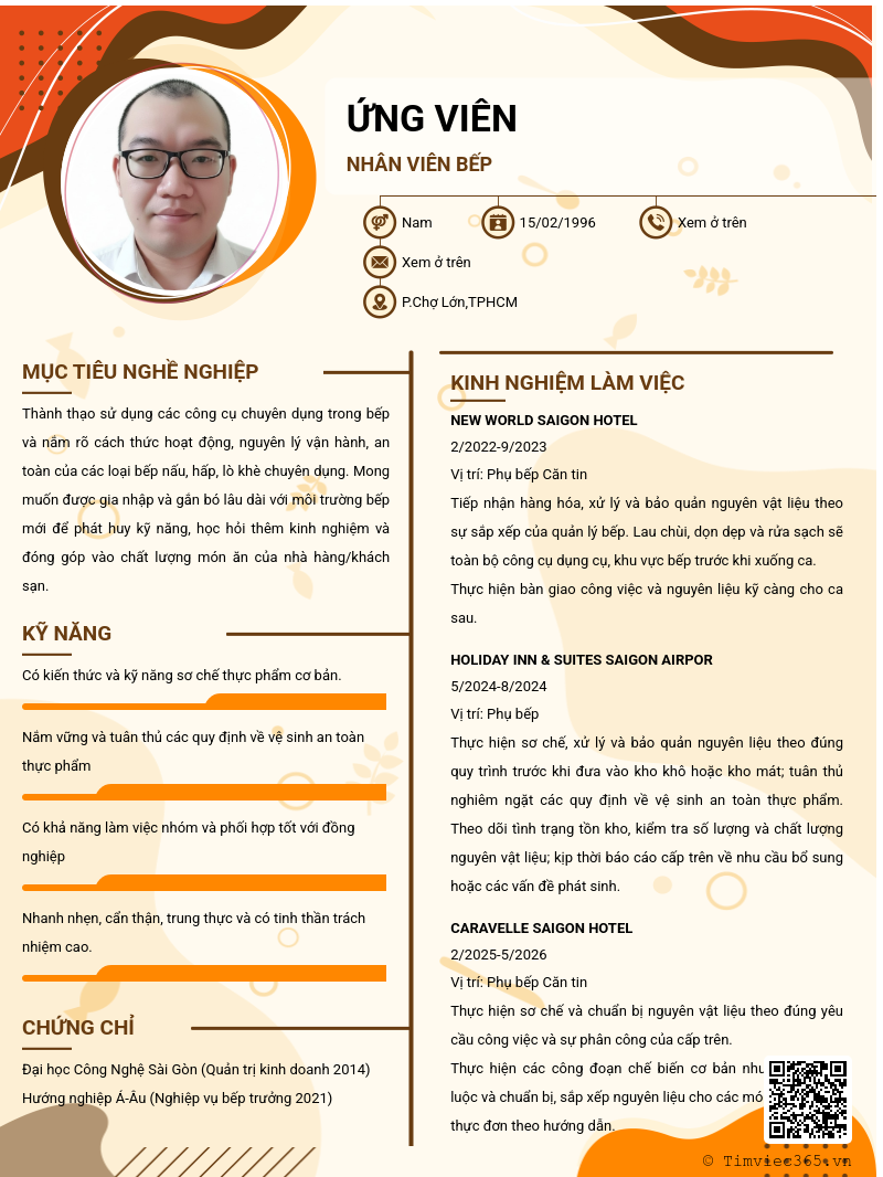 CV ứng viên