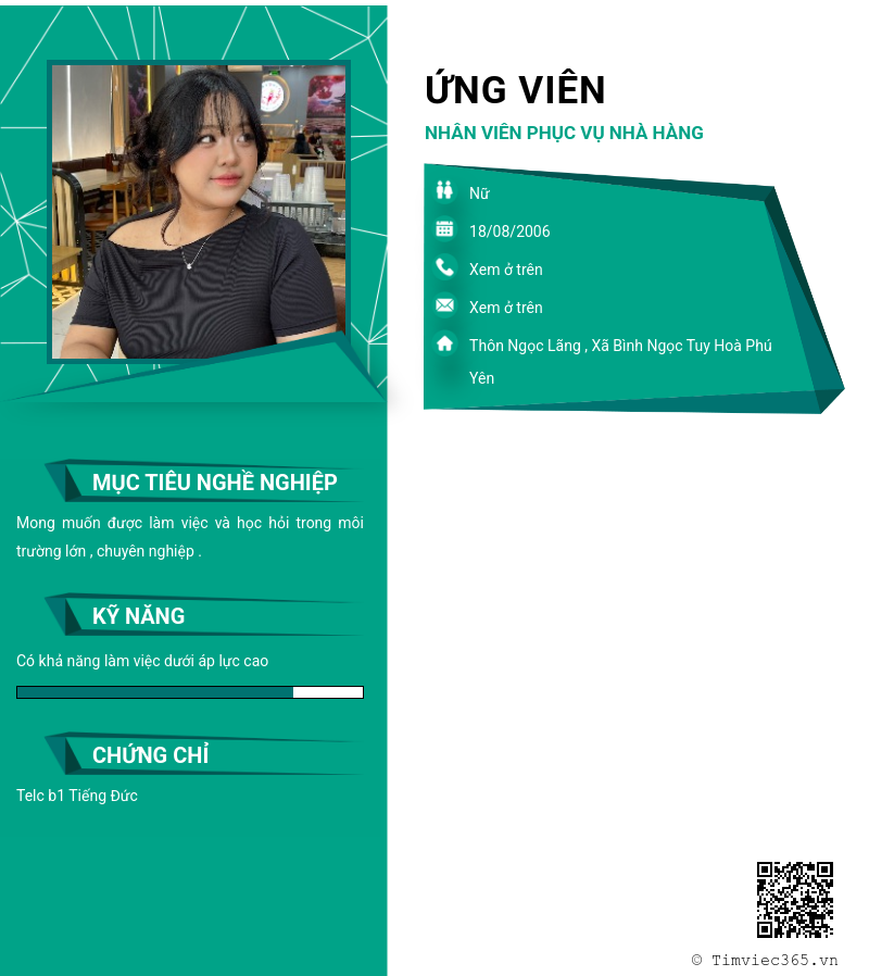 CV ứng viên