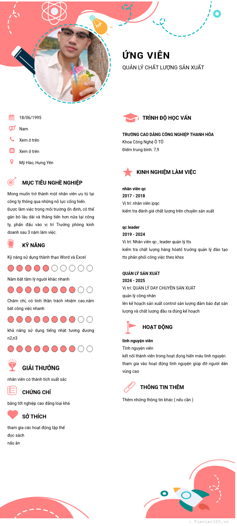 CV ứng viên