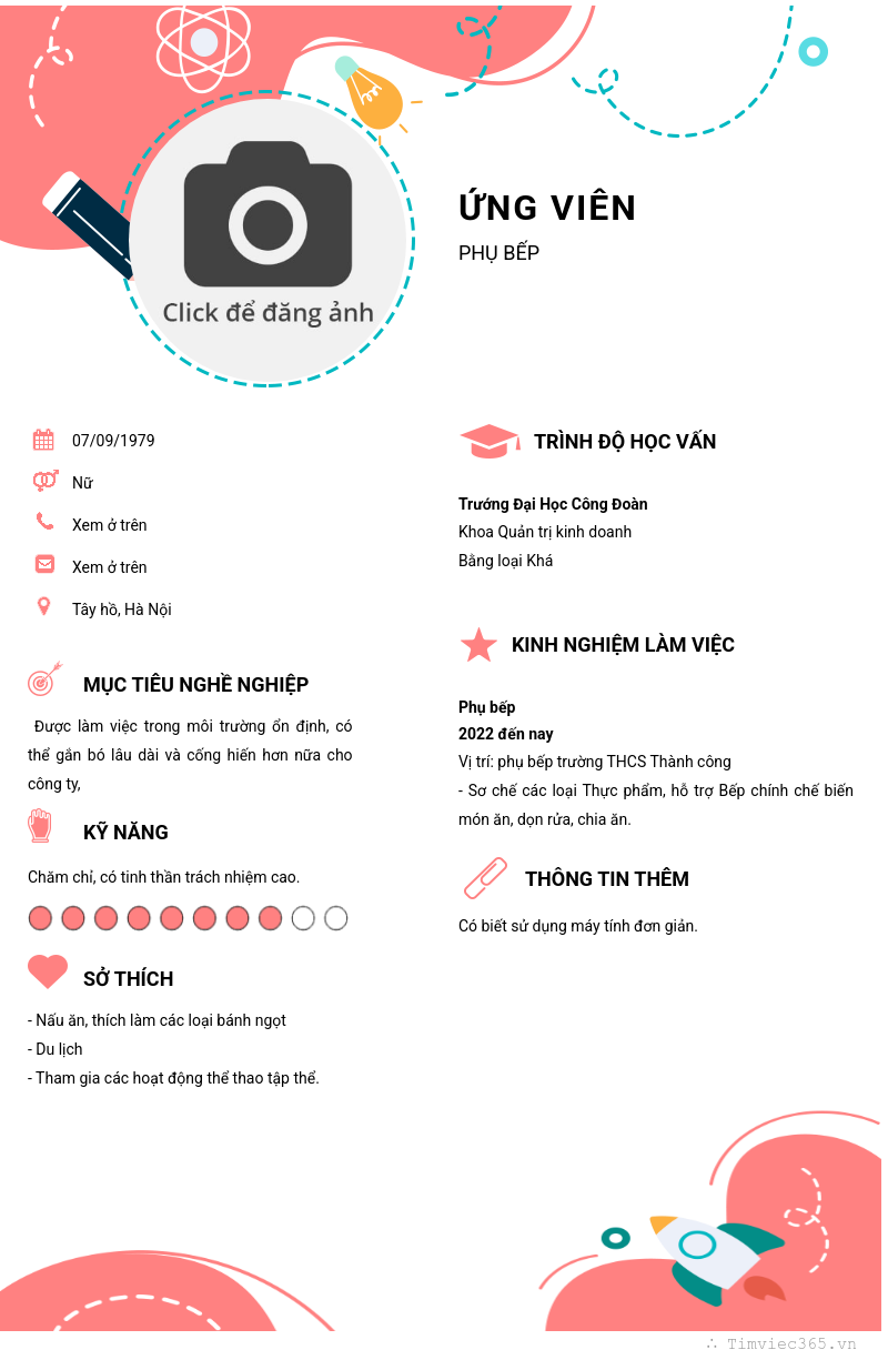 CV ứng viên