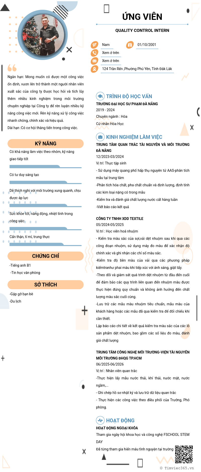 CV ứng viên