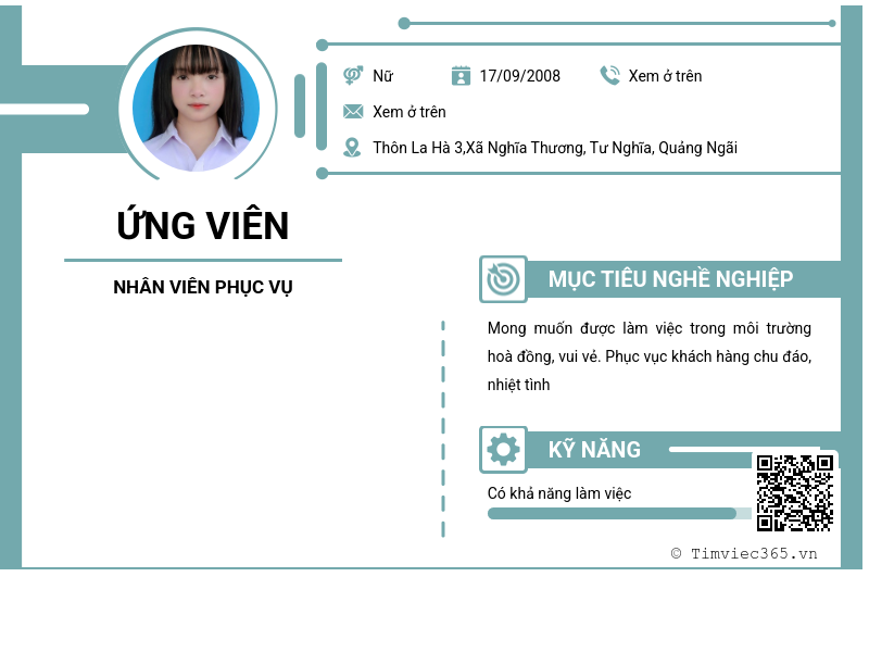 CV ứng viên