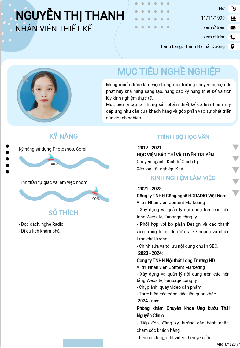 CV ứng viên
