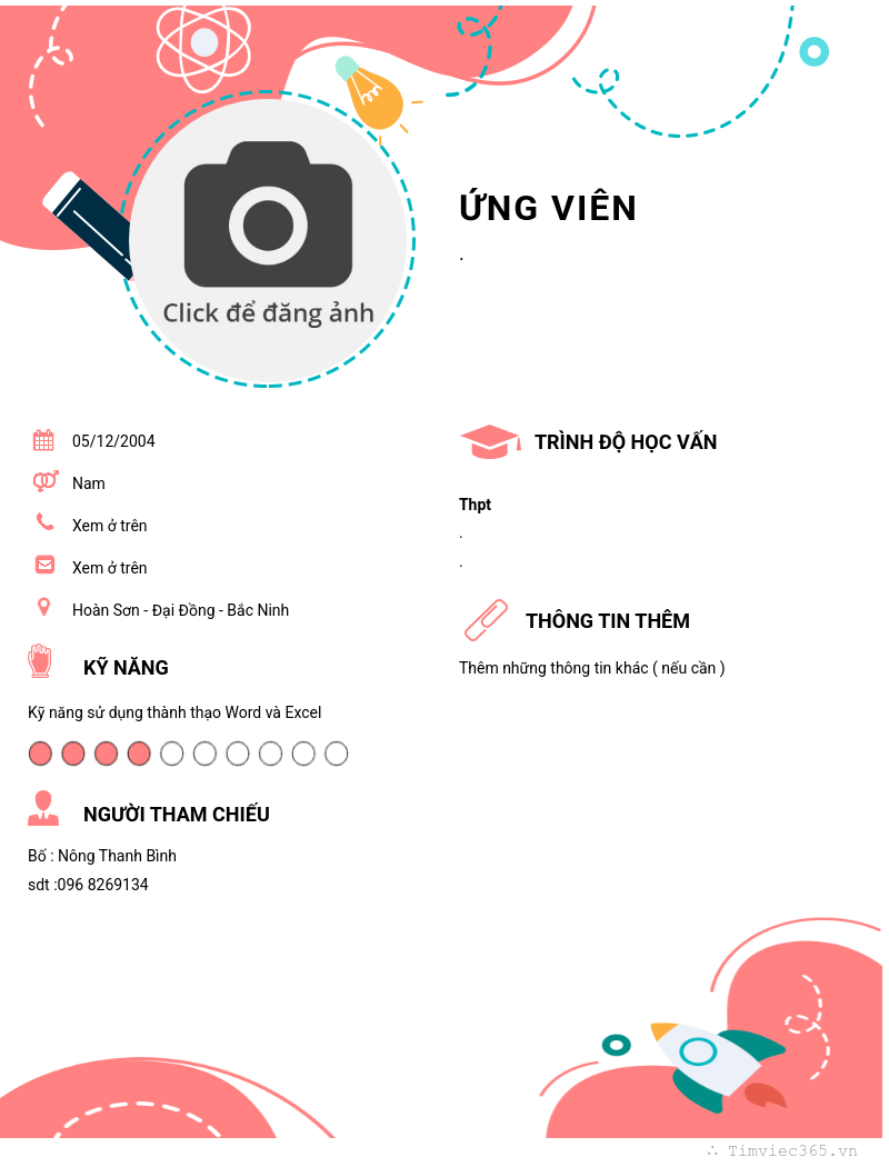 CV ứng viên