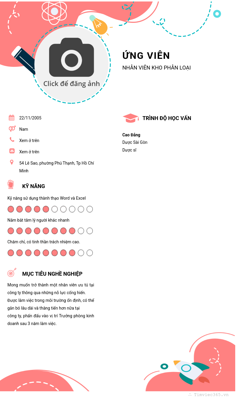 CV ứng viên
