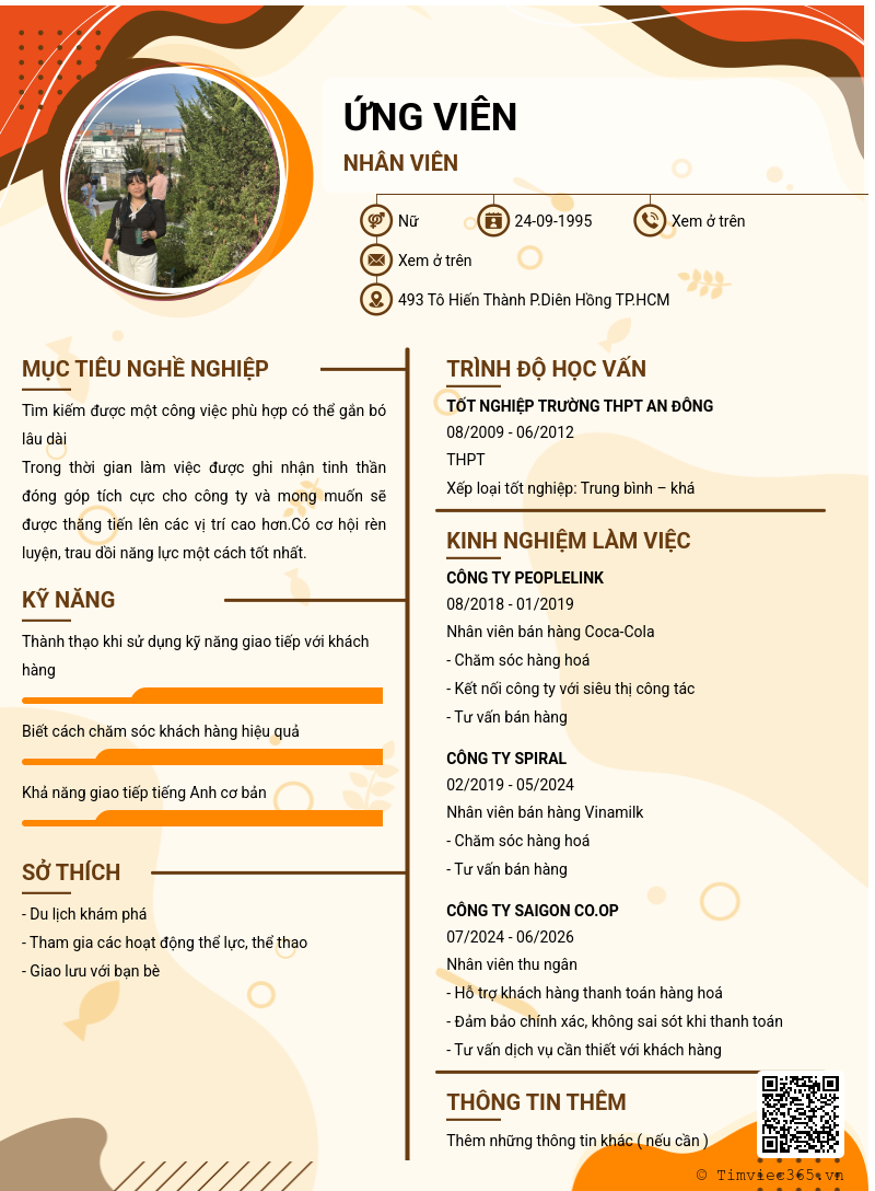 CV ứng viên