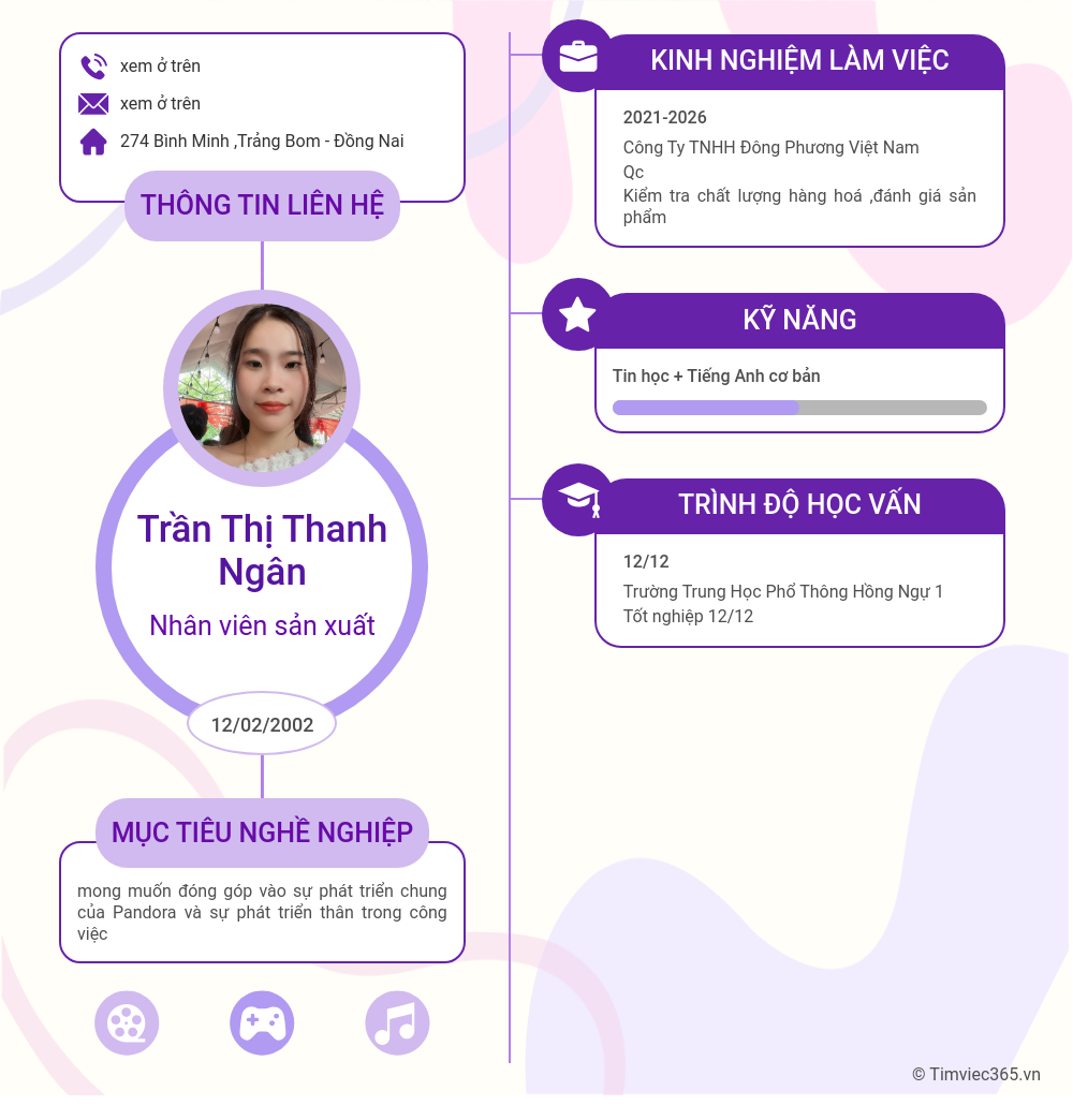 CV ứng viên
