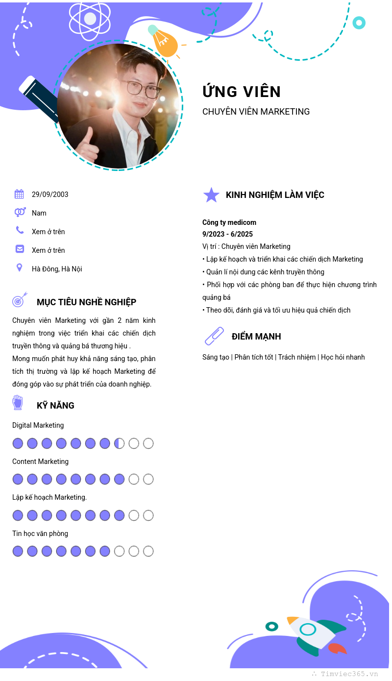 CV ứng viên