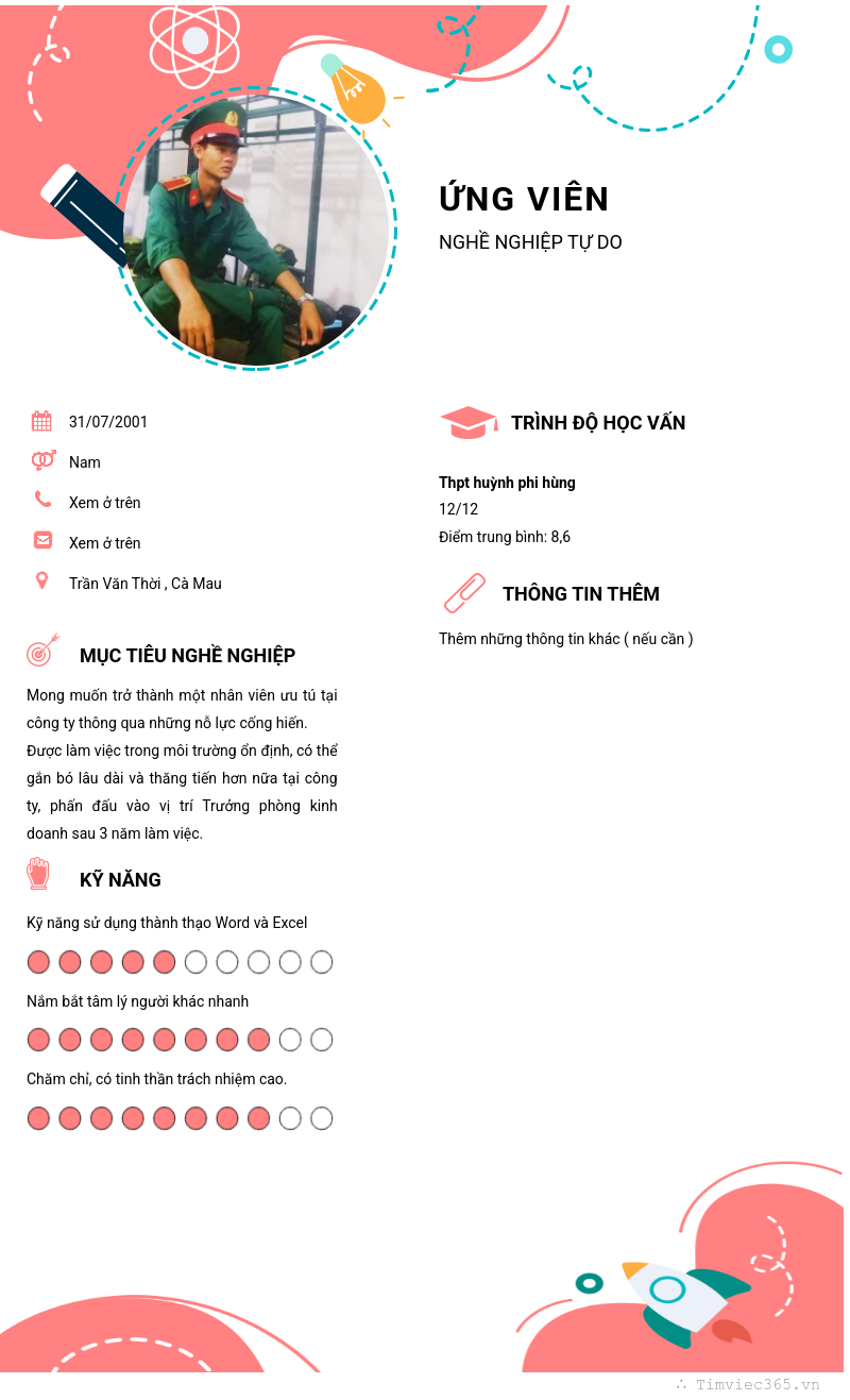 CV ứng viên