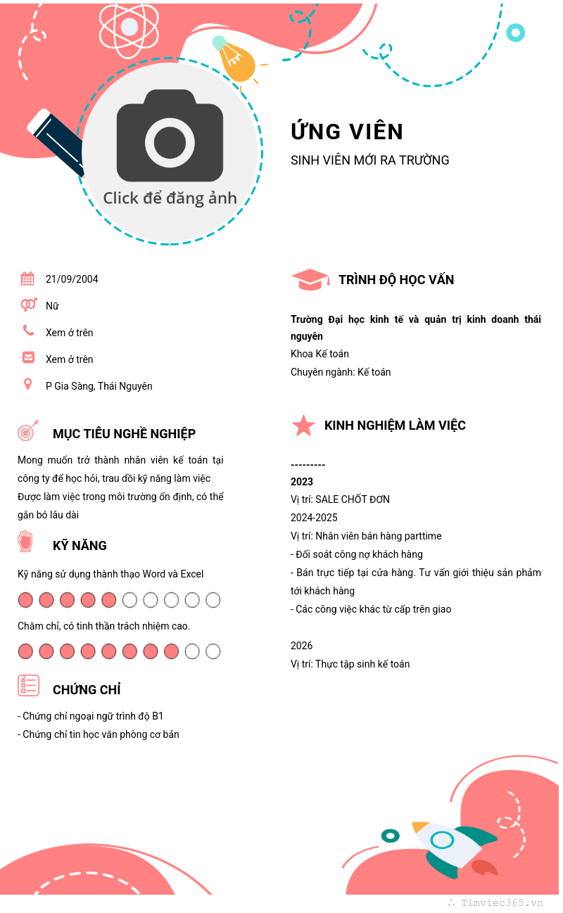 CV ứng viên