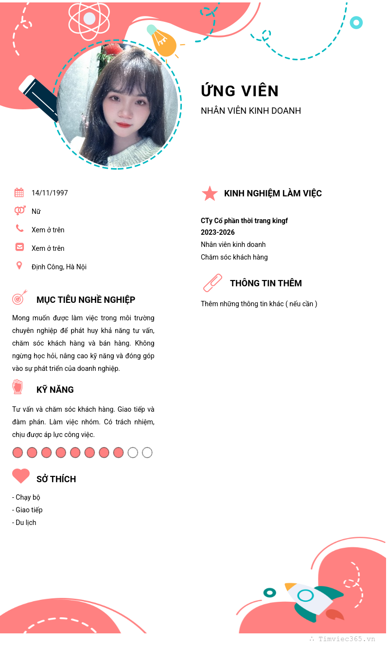 CV ứng viên