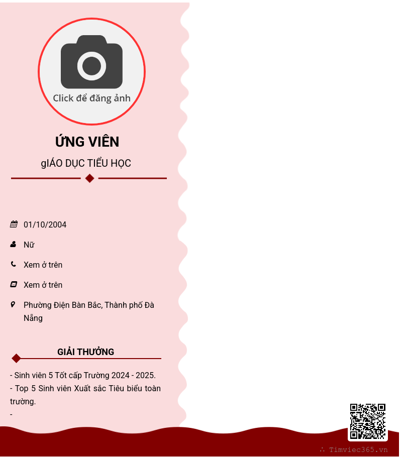 CV ứng viên