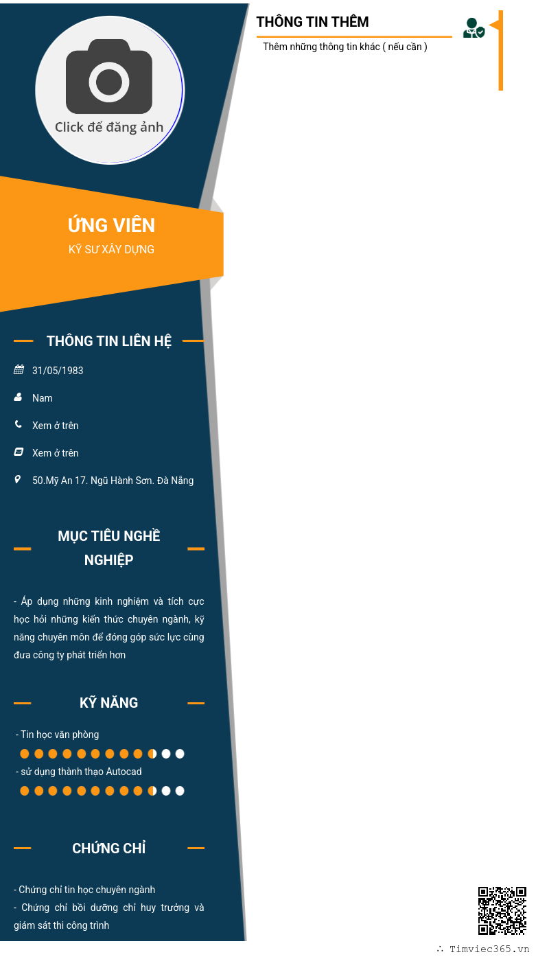 CV ứng viên