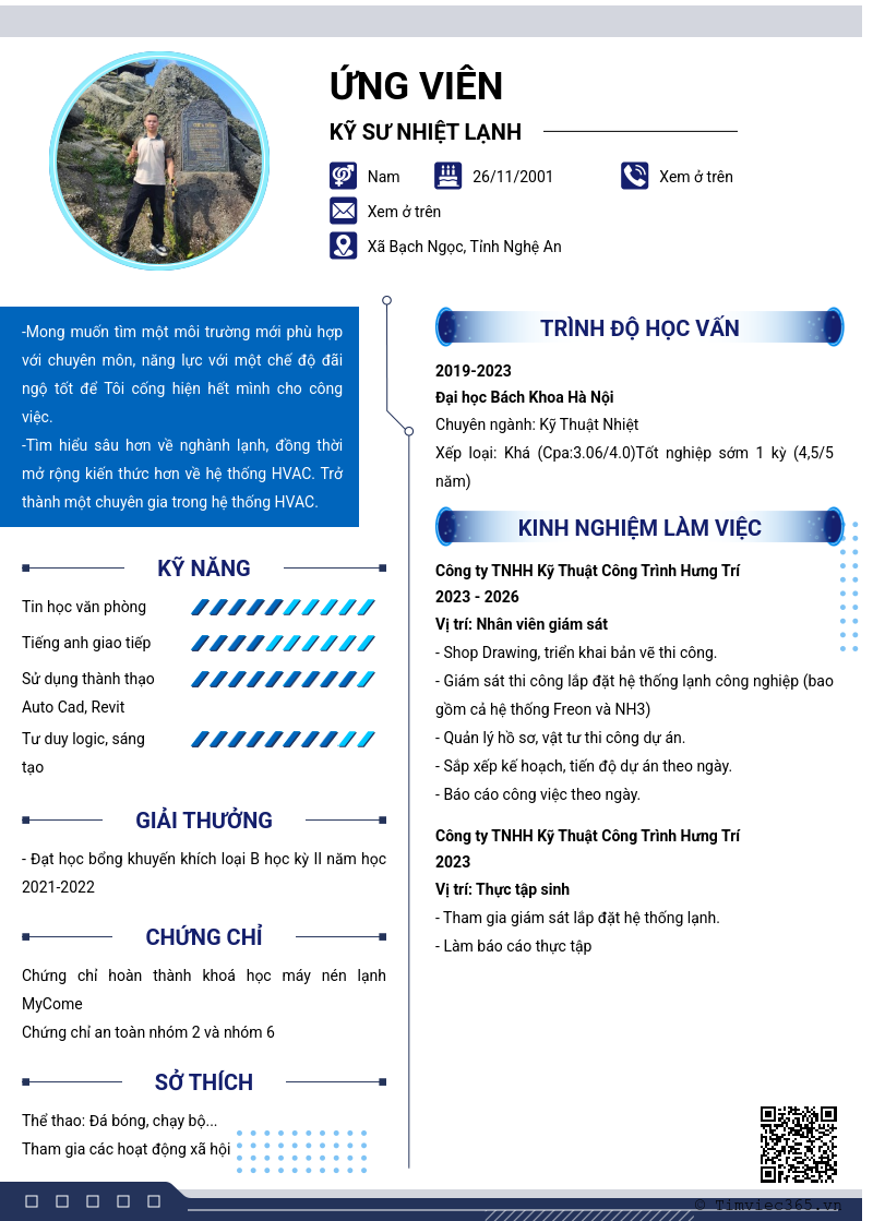 CV ứng viên