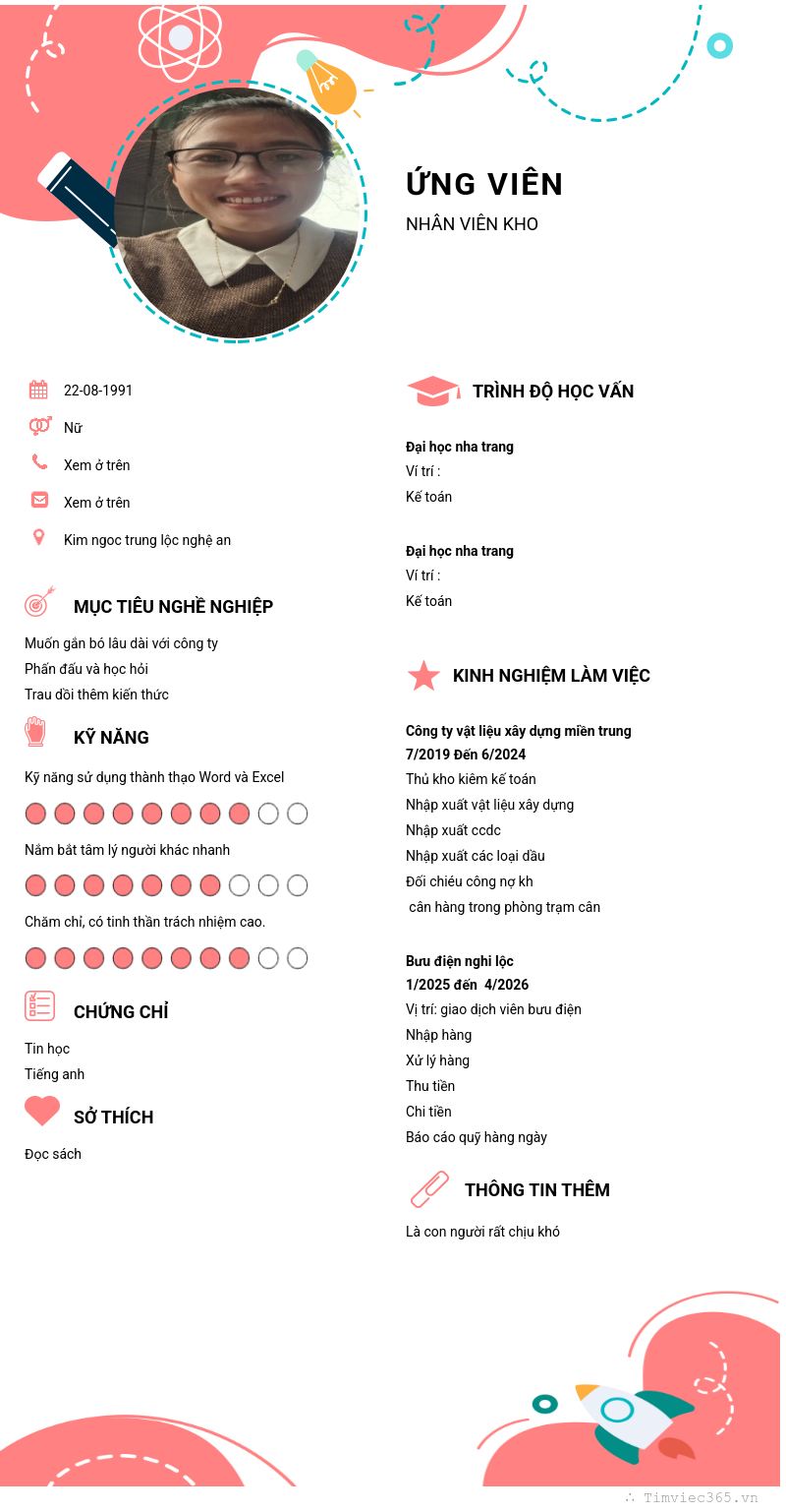 CV ứng viên