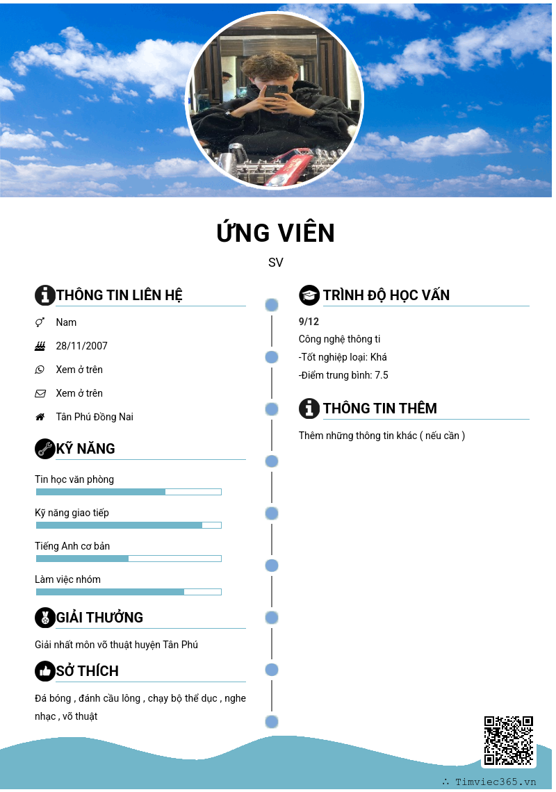 CV ứng viên