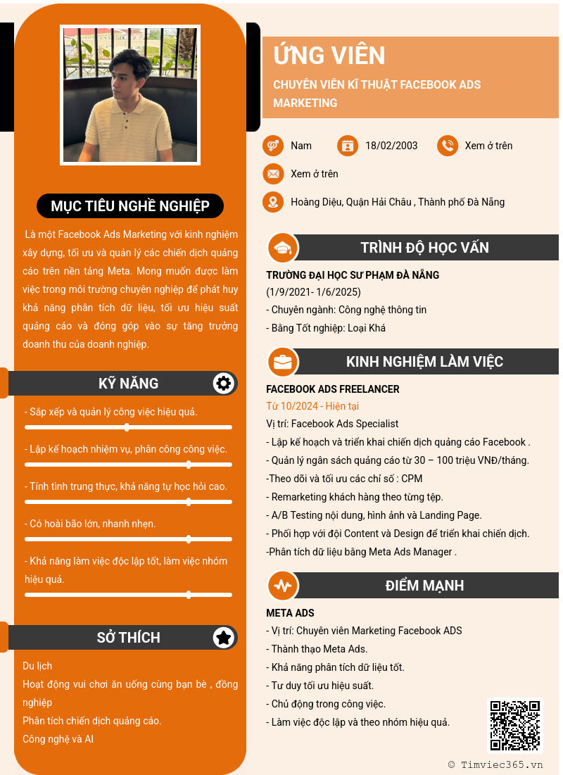 CV ứng viên