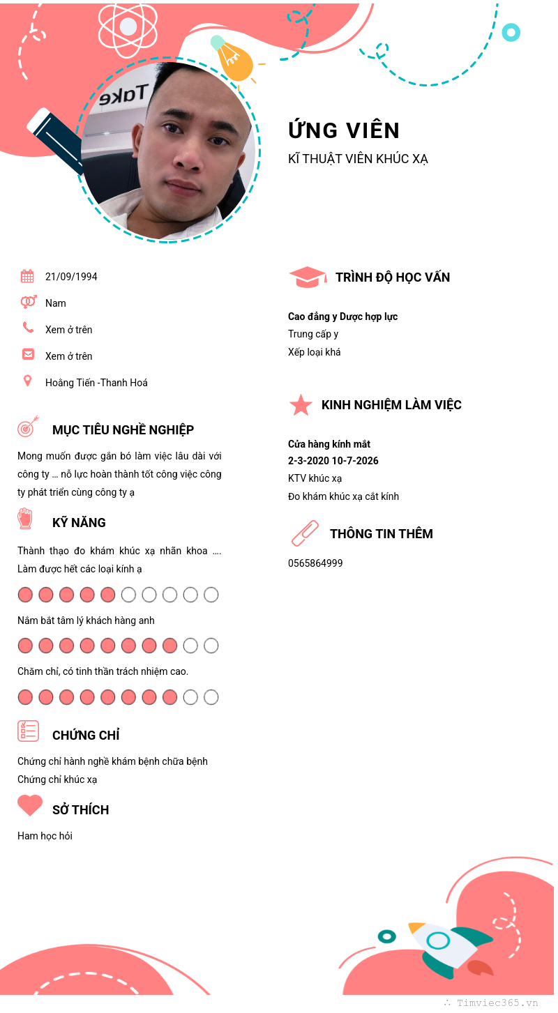 CV ứng viên