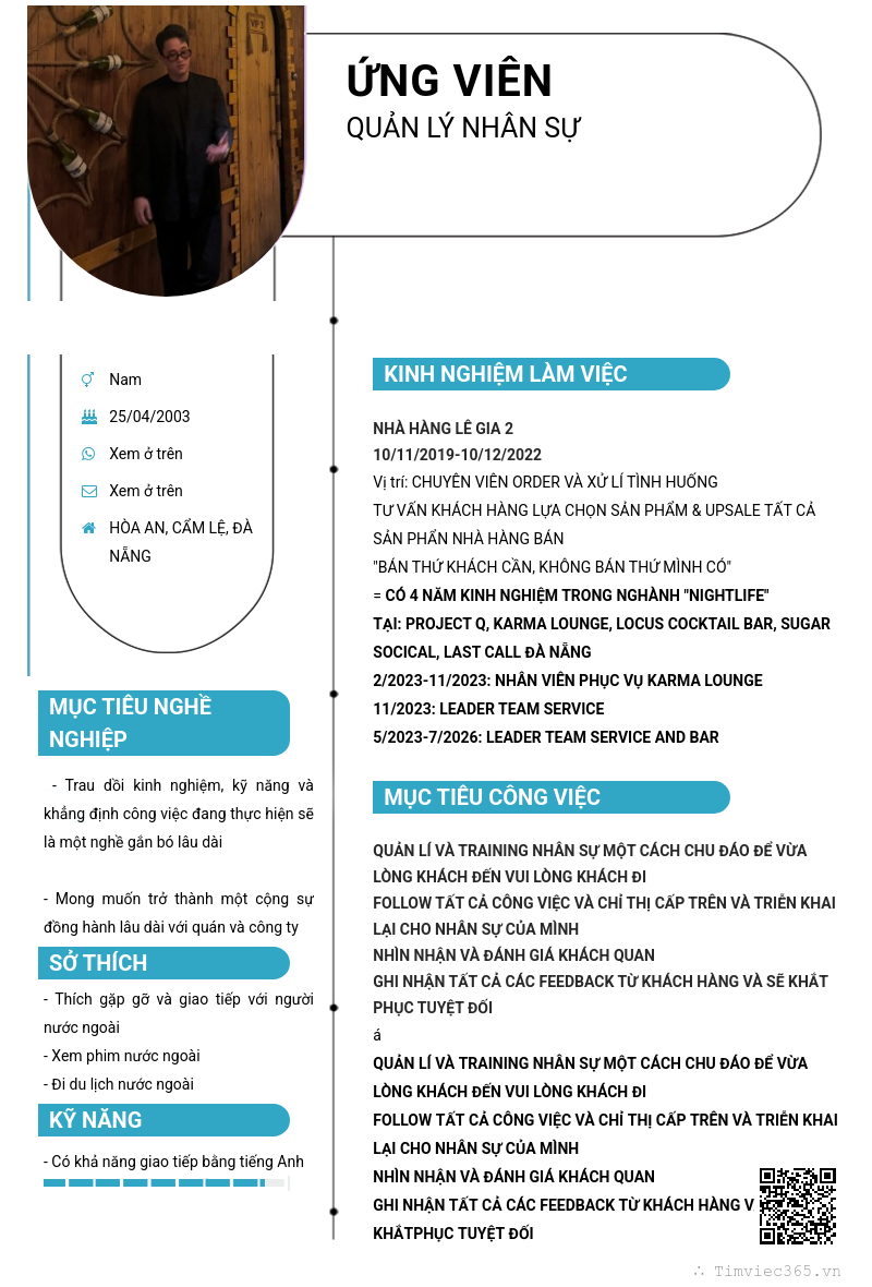 CV ứng viên