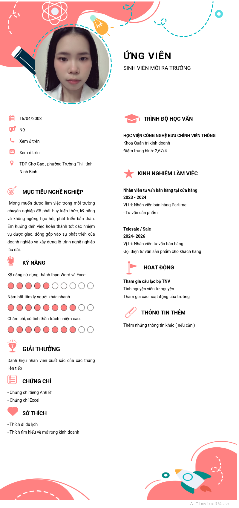 CV ứng viên