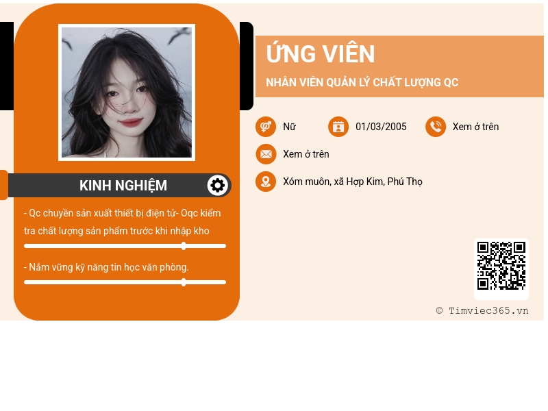 CV ứng viên