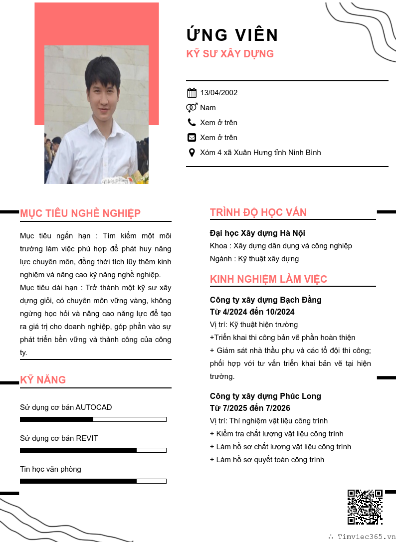 CV ứng viên