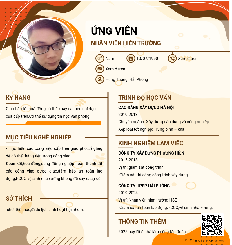 CV ứng viên