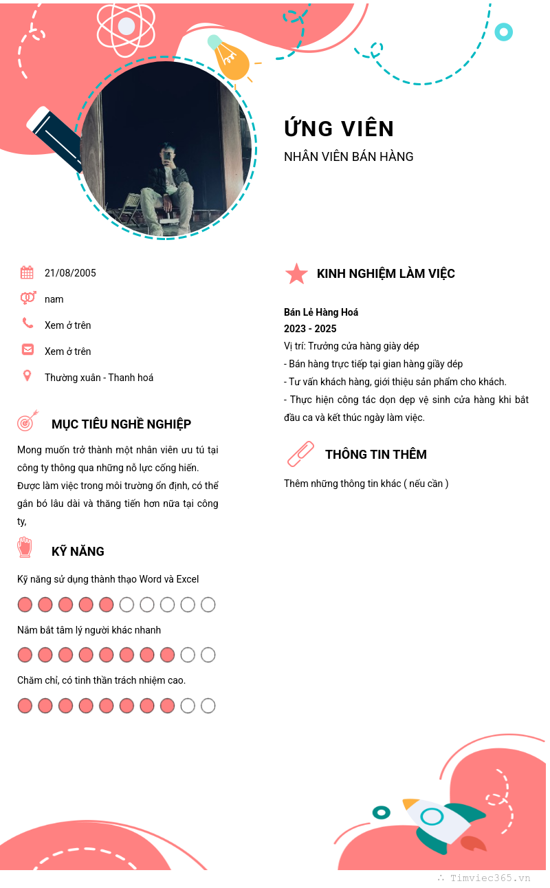 CV ứng viên