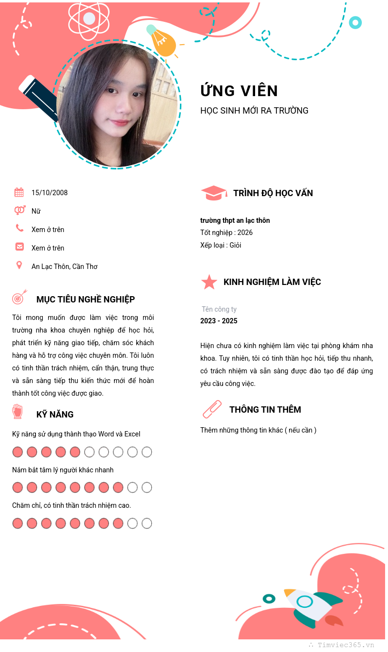 CV ứng viên