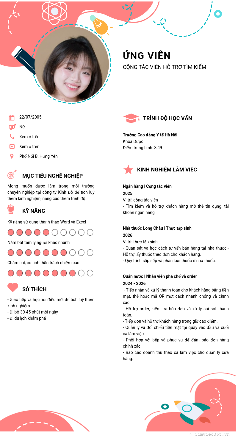 CV ứng viên