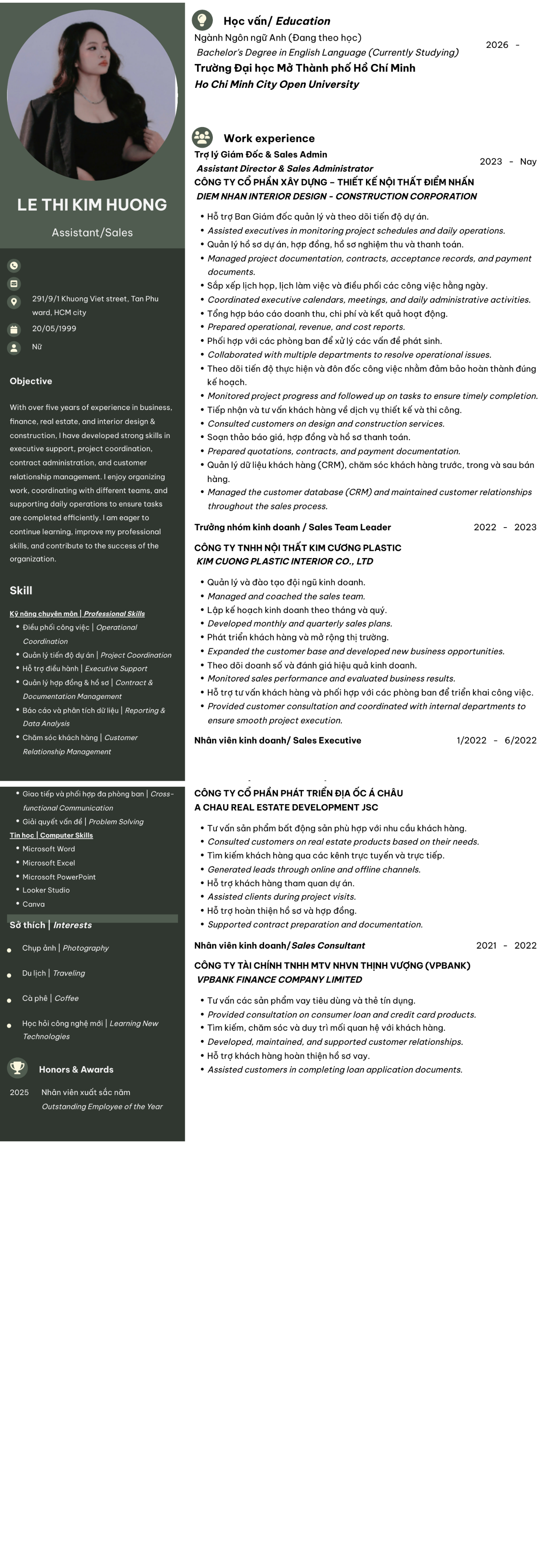 CV ứng viên