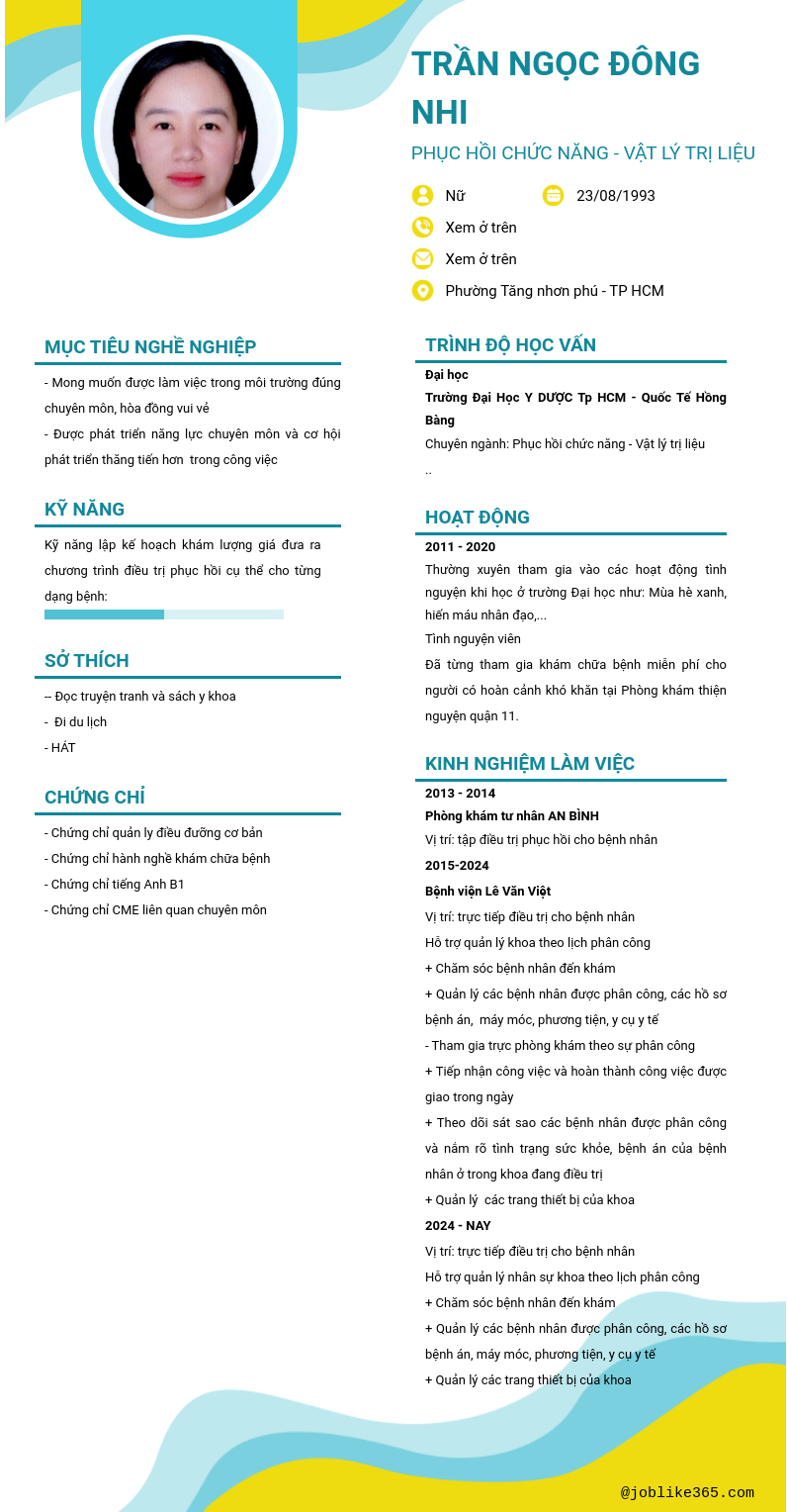 CV ứng viên