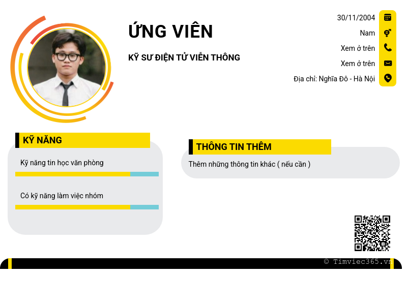 CV ứng viên