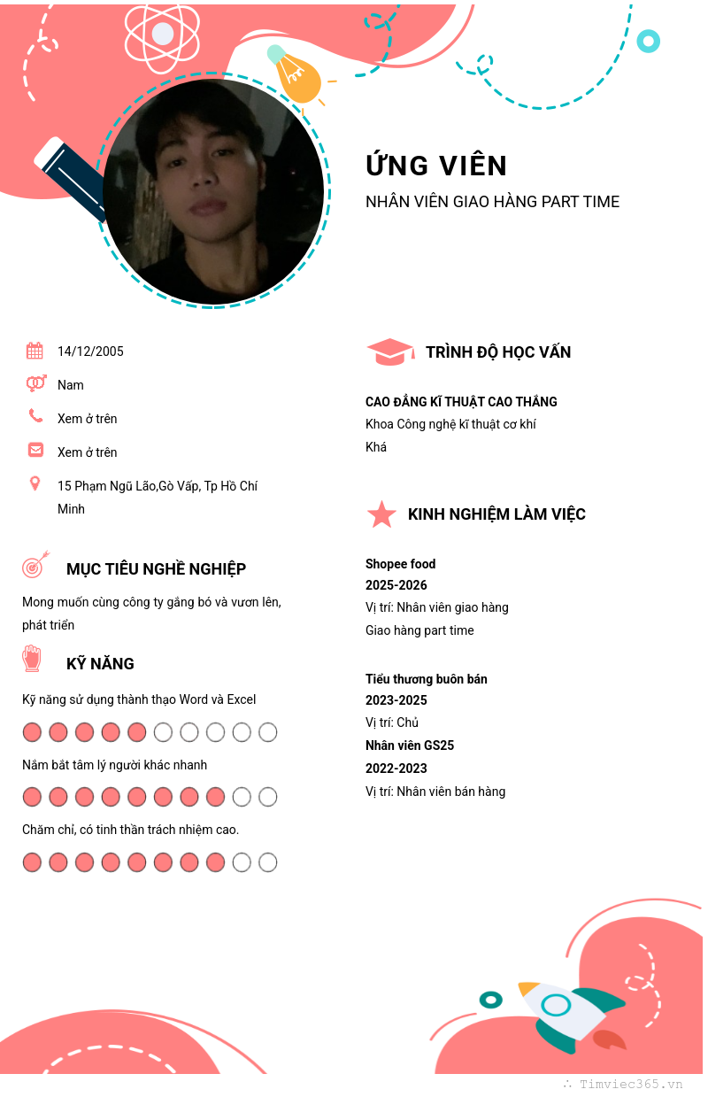 CV ứng viên