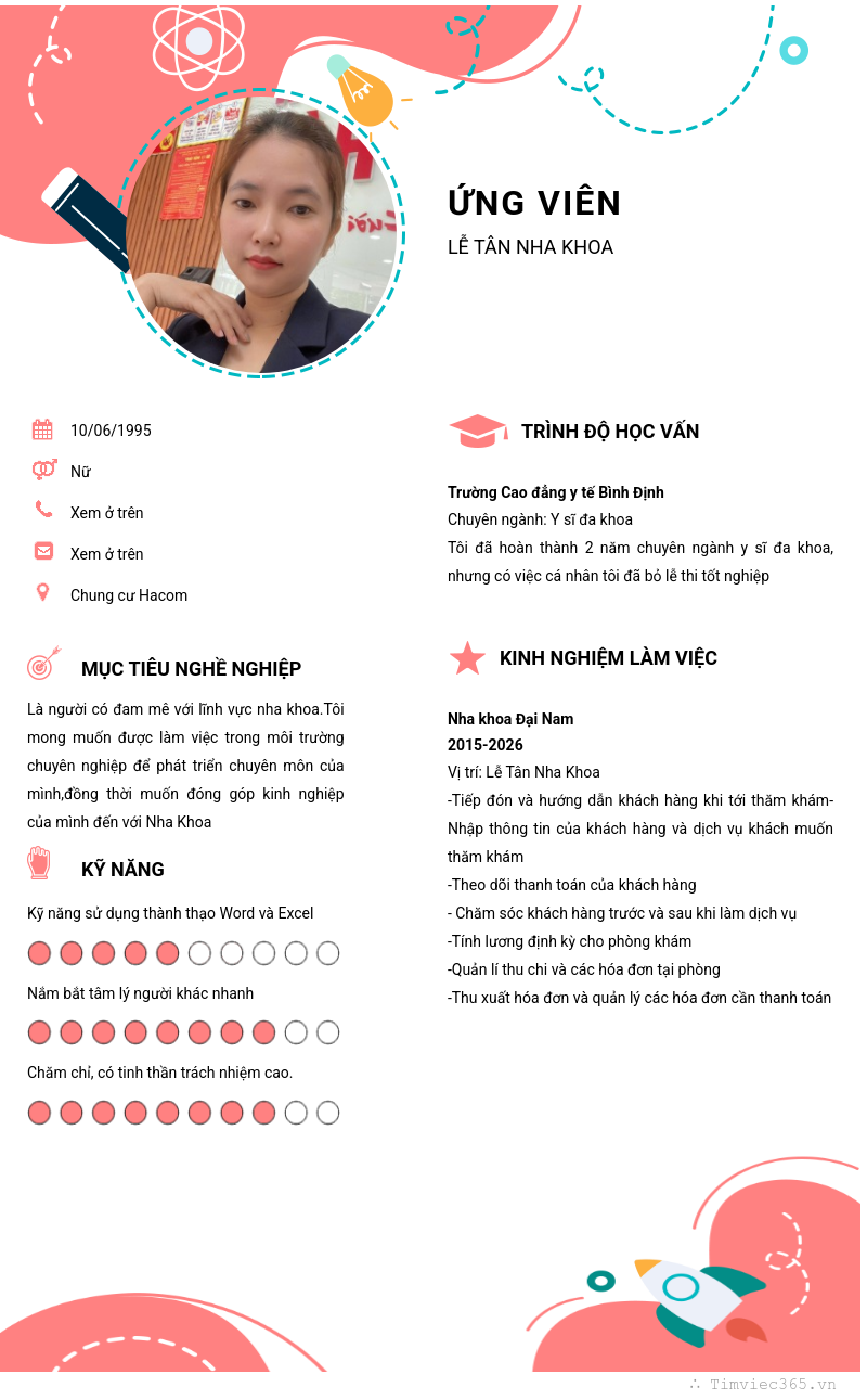 CV ứng viên