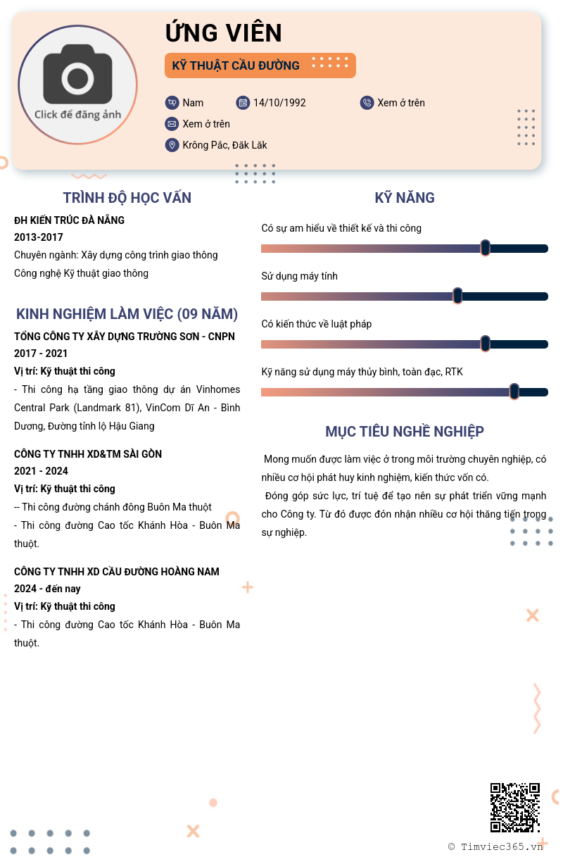 CV ứng viên