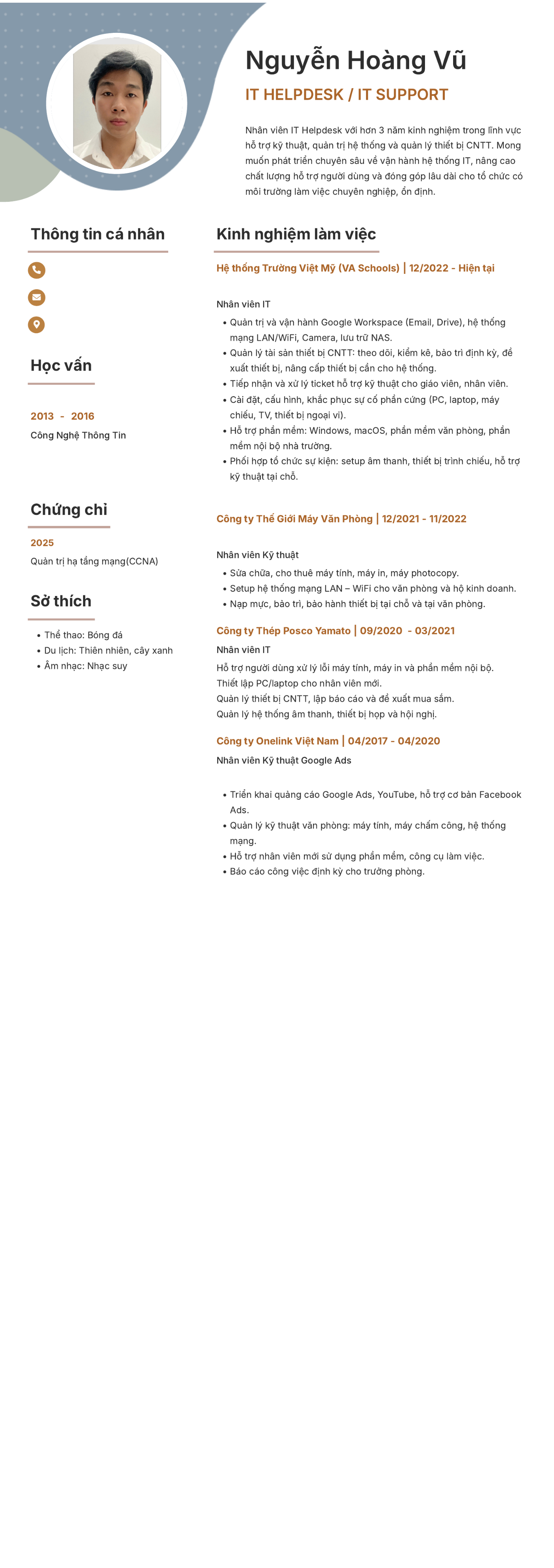 CV ứng viên