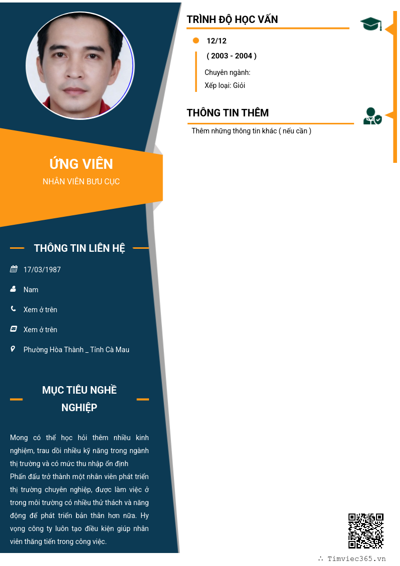 CV ứng viên