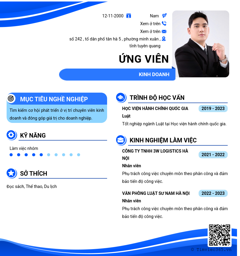 CV ứng viên