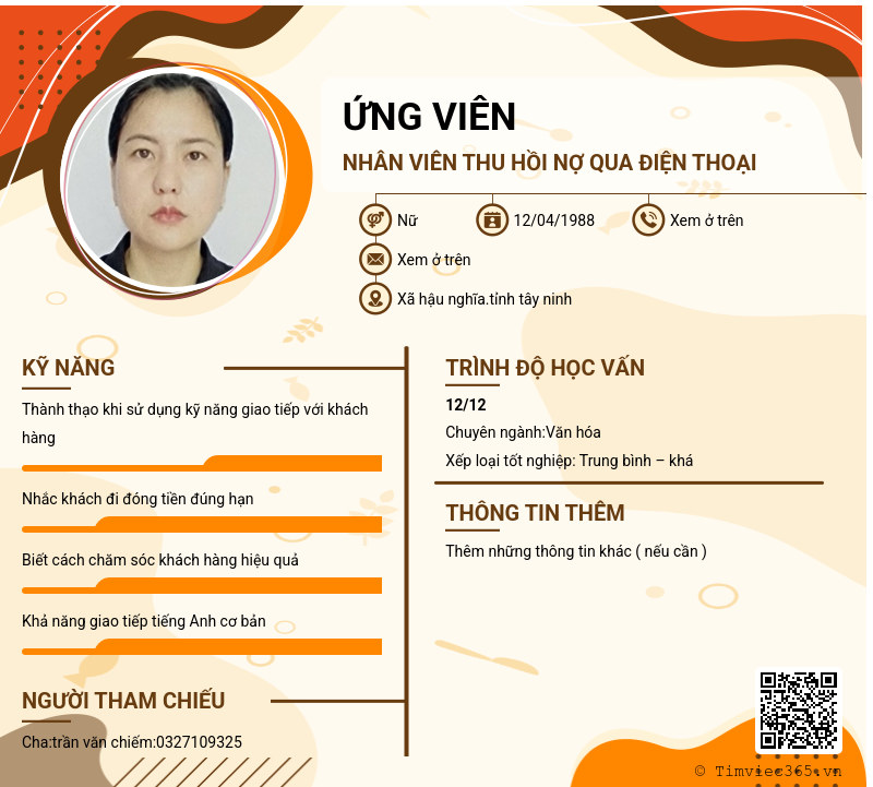 CV ứng viên