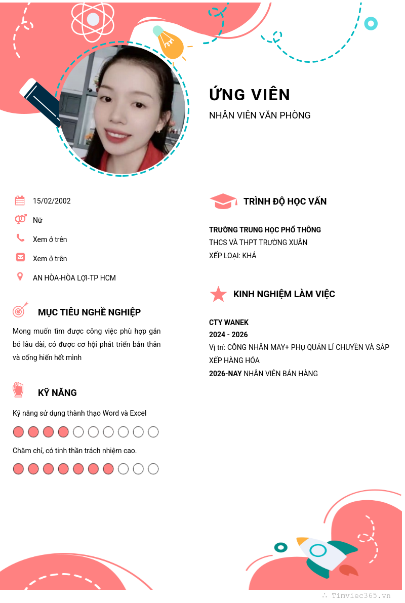 CV ứng viên