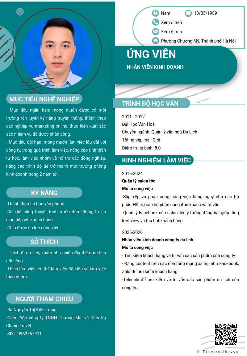 CV ứng viên