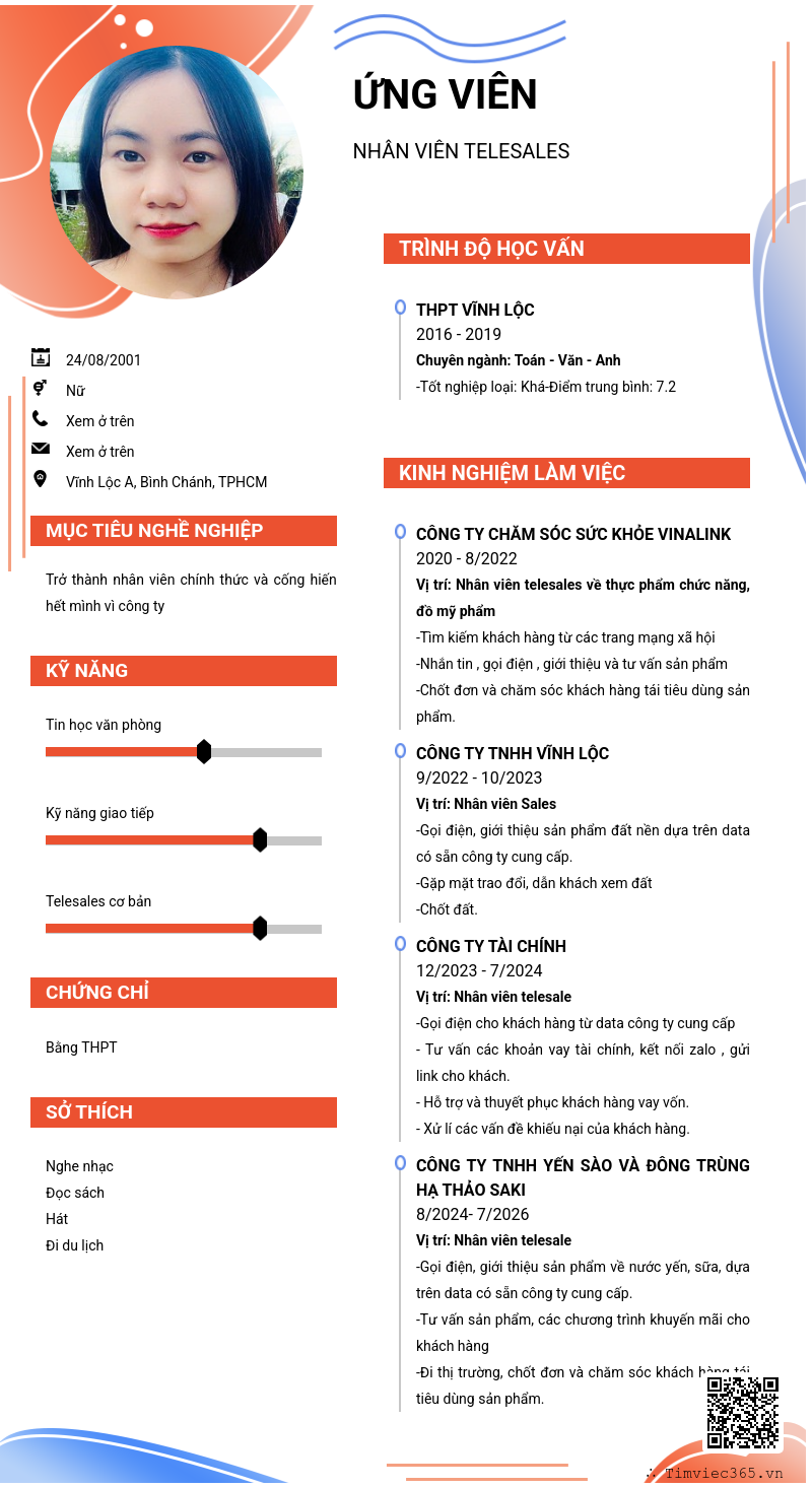 CV ứng viên