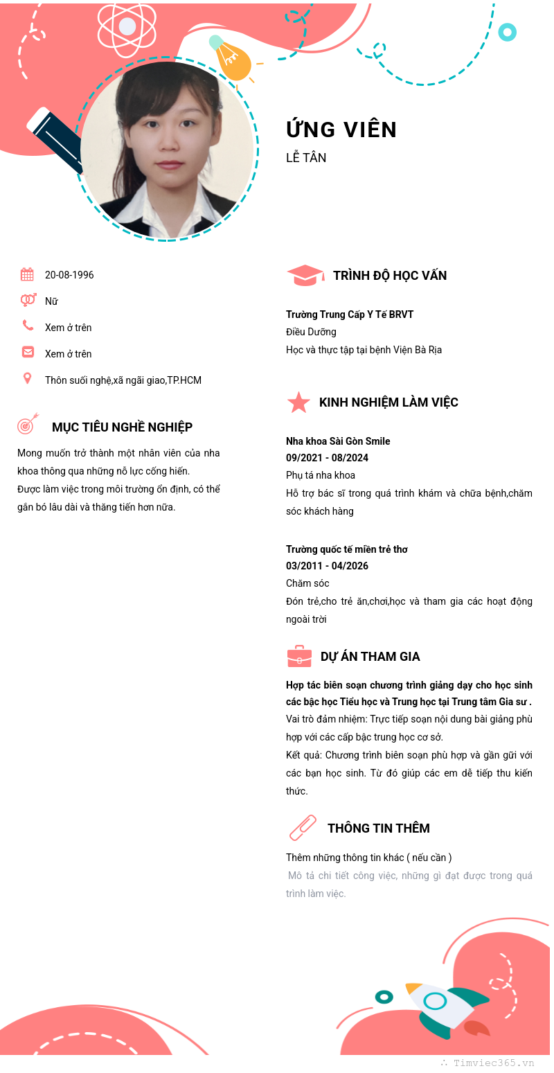 CV ứng viên