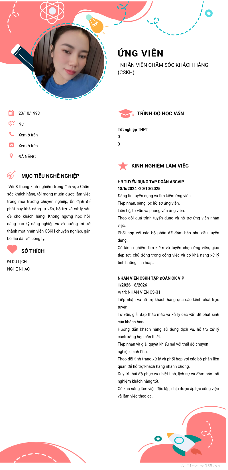 CV ứng viên