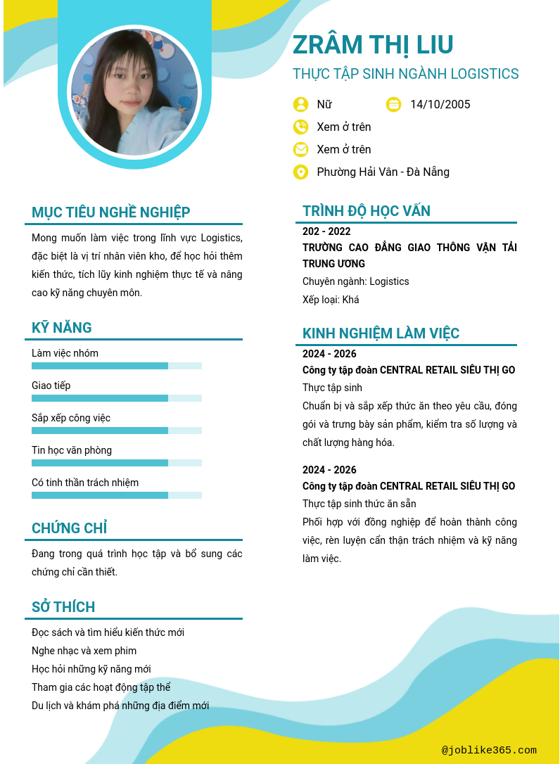CV ứng viên