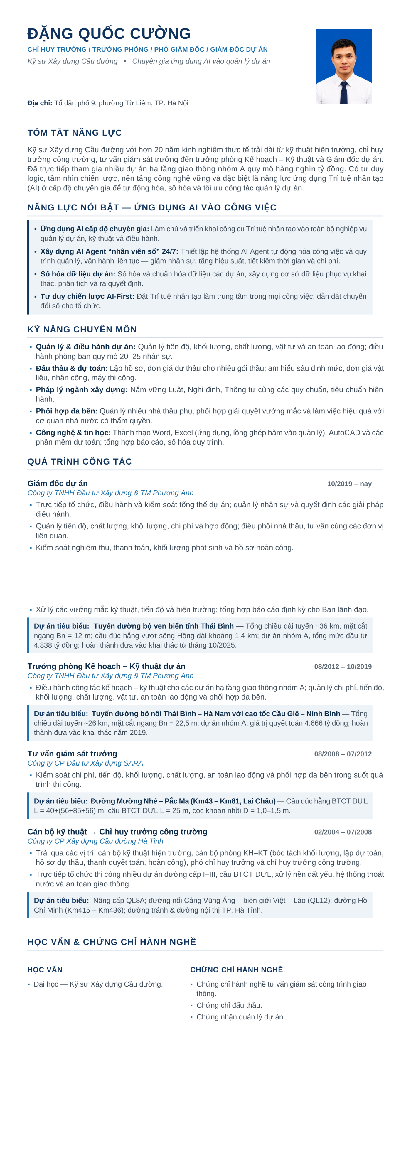CV ứng viên